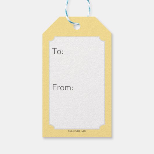 Scooby-Doo loopt "Waar ben je?" Cadeaulabel (Achterkant)