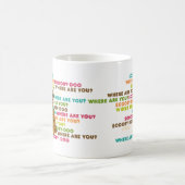 Scooby-Doo loopt "Waar ben je?" Koffiemok (Center)