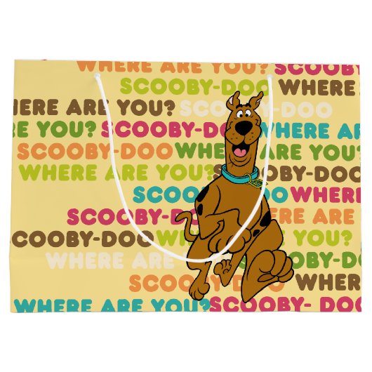 Scooby-Doo loopt "Waar ben je?" Large Cadeautasje (Achterkant)