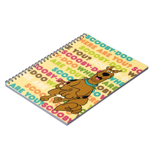 Scooby-Doo loopt "Waar ben je?" Notitieboek (Linkerzijde)