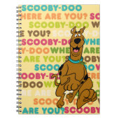 Scooby-Doo loopt "Waar ben je?" Notitieboek (Voorkant)