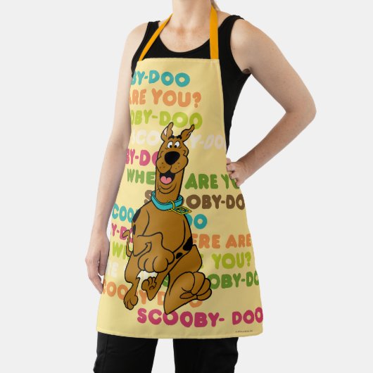 Scooby-Doo loopt "Waar ben je?" Schort (Insitu)