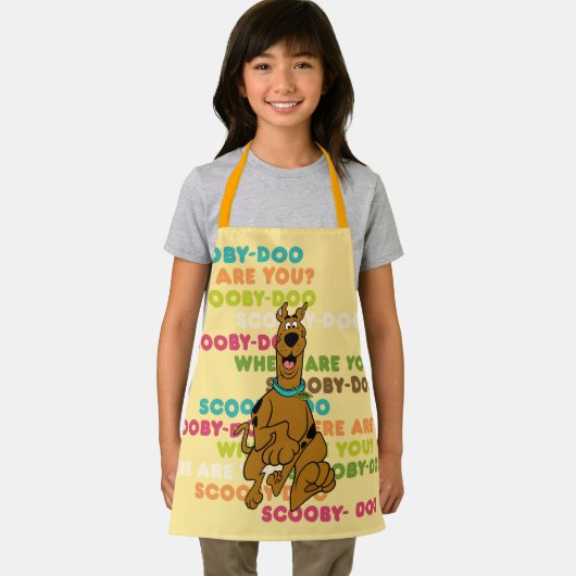 Scooby-Doo loopt "Waar ben je?" Schort (Insitu)