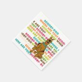 Scooby-Doo loopt "Waar ben je?" Servetten (Hoek)