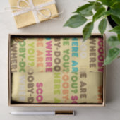 Scooby-Doo loopt "Waar ben je?" Tissuepapier (Geschenk)