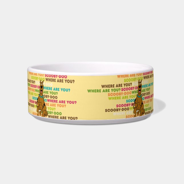 Scooby-Doo loopt "Waar ben je?" Voerbakje (Rechts)