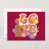Scooby-Doo "Love" Briefkaart (Voorkant / Achterkant)