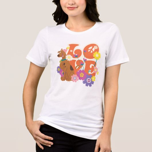 Scooby-Doo "Love" Tri-Blend Shirt (Voorkant)