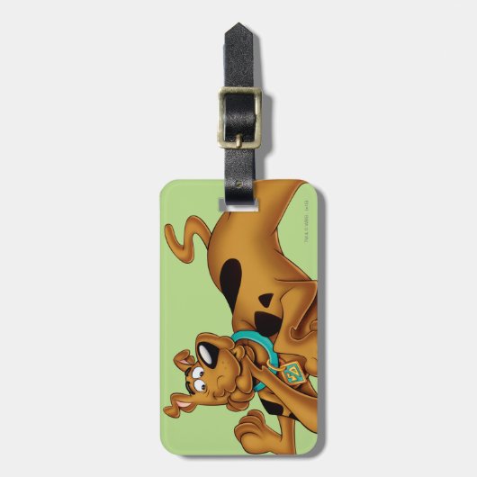 Scooby-Doo Lying Down Bagagelabel (Voorkant verticaal)