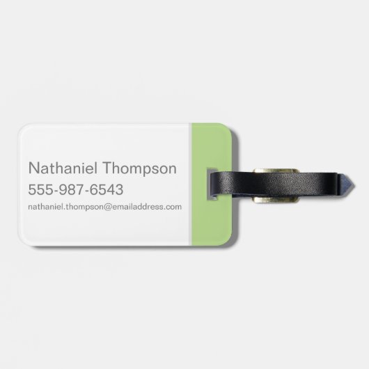 Scooby-Doo Lying Down Bagagelabel (Achterkant horizontaal)