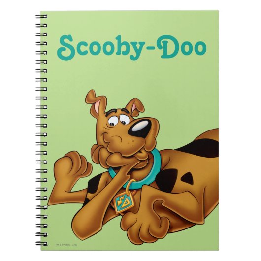 Scooby-Doo Lying Down Notitieboek (Voorkant)
