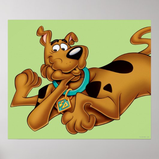 Scooby-Doo Lying Down Poster (Voorkant)