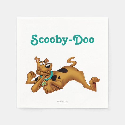 Scooby-Doo Lying Down Servetten (Voorkant)