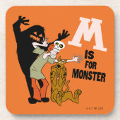Scooby-Doo | M is voor Monster Bier Onderzetter (Voorkant)