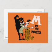 Scooby-Doo | M is voor Monster Briefkaart (Voorkant / Achterkant)