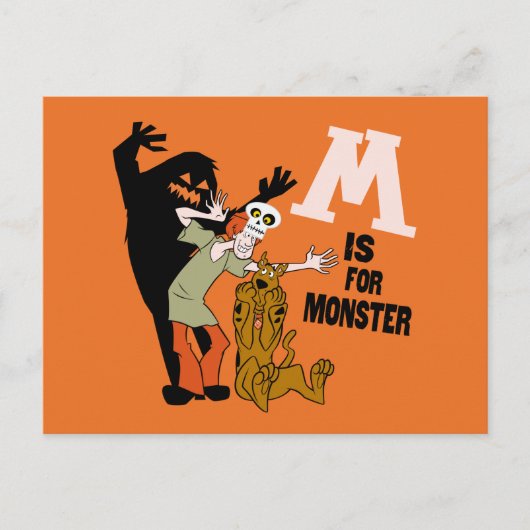 Scooby-Doo | M is voor Monster Briefkaart (Voorkant)