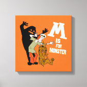 Scooby-Doo | M is voor Monster Canvas Afdruk (Voorkant)