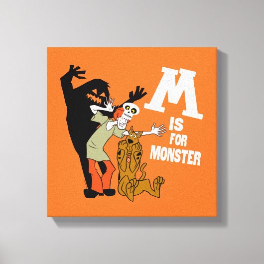 Scooby-Doo | M is voor Monster Canvas Afdruk (Voorkant)