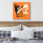 Scooby-Doo | M is voor Monster Canvas Afdruk (Insitu (Slaapkamer))