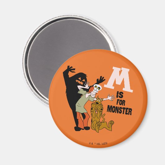 Scooby-Doo | M is voor Monster Magneet (Voorkant / Achterkant)