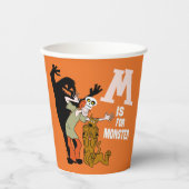 Scooby-Doo | M is voor Monster Papieren Bekers (Voorkant)