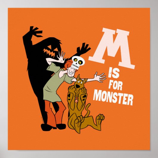Scooby-Doo | M is voor Monster Poster (Voorkant)