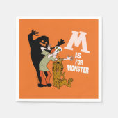 Scooby-Doo | M is voor Monster Servet (Voorkant)