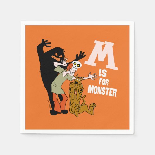 Scooby-Doo | M is voor Monster Servet (Voorkant)