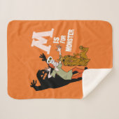 Scooby-Doo | M is voor Monster Sherpa Deken (Voorkant (horizontaal))