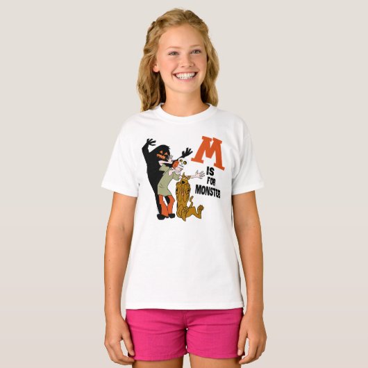 Scooby-Doo | M is voor Monster T-shirt (Voorkant volledig)
