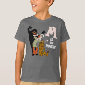 Scooby-Doo | M is voor Monster T-shirt (Voorkant)