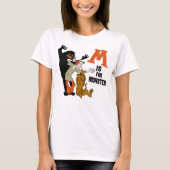 Scooby-Doo | M is voor Monster T-shirt (Voorkant)