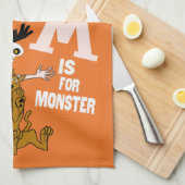 Scooby-Doo | M is voor Monster Theedoek (Quarter Fold)