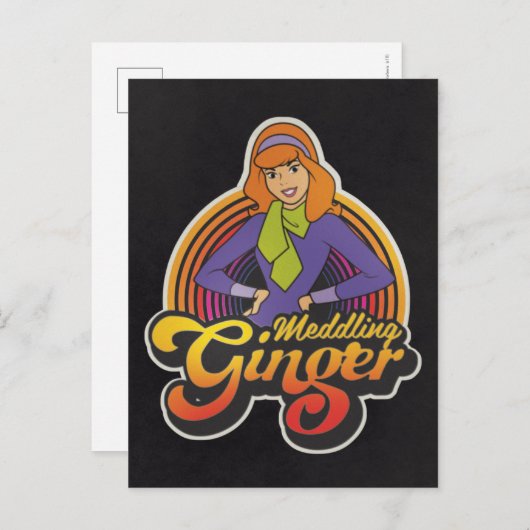 Scooby-Doo | "Meddling Ginger" Daphne Briefkaart (Voorkant / Achterkant)