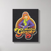Scooby-Doo | "Meddling Ginger" Daphne Canvas Afdruk (Voorkant)