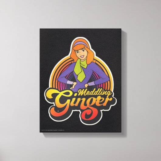 Scooby-Doo | "Meddling Ginger" Daphne Canvas Afdruk (Voorkant)