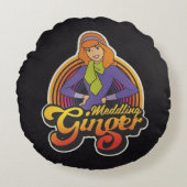 Scooby-Doo | "Meddling Ginger" Daphne Rond Kussen (Voorkant)