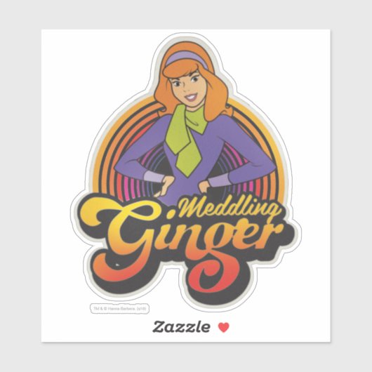 Scooby-Doo | "Meddling Ginger" Daphne Sticker (Vel)