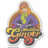 Scooby-Doo | "Meddling Ginger" Daphne Sticker (Voorkant)