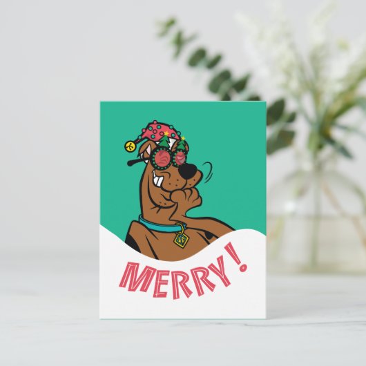 Scooby-Doo Merry Laughter Feestdagenkaart (Staand voorkant)