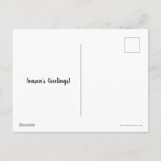 Scooby-Doo Merry Laughter Feestdagenkaart (Achterkant)