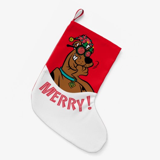 Scooby-Doo Merry Laughter Kleine Kerstsok (Voorkant (Hangend))
