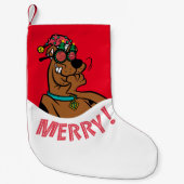 Scooby-Doo Merry Laughter Kleine Kerstsok (Voorkant)