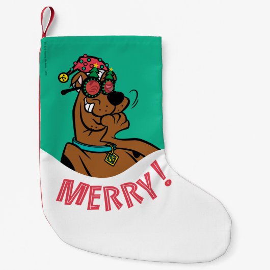 Scooby-Doo Merry Laughter Kleine Kerstsok (Voorkant)