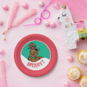 Scooby-Doo Merry Laughter Papieren Bordje (Feest)