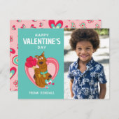 Scooby-Doo met hartlolly's Notitiekaartje (Voorkant / Achterkant)