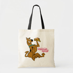 Scooby-doo met Pizza Slice Tote Bag