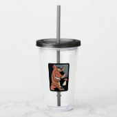 Scooby-Doo met UFO Acryl Drinkbeker (Voorkant)