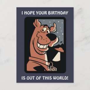 Scooby-Doo met UFO Briefkaart