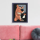 Scooby-Doo met UFO Canvas Afdruk (Insitu (Woonkamer))